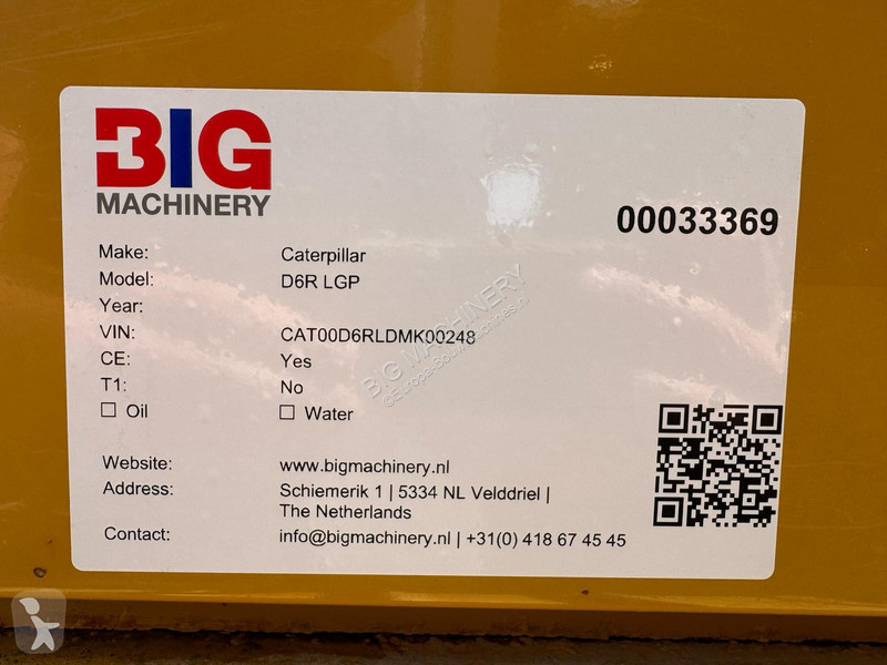 بلدوزر Caterpillar D6R - Belgium machine