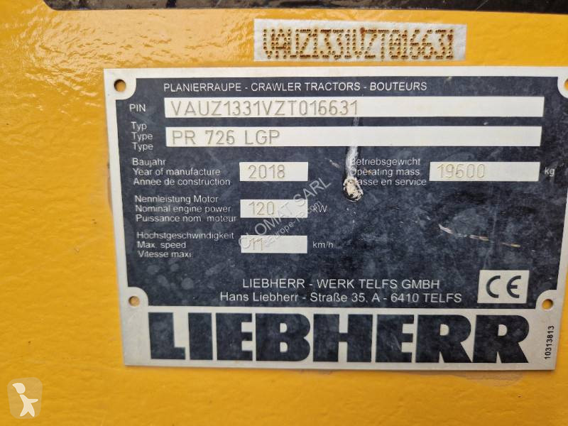 Bulldozer Liebherr PR 726 LGP