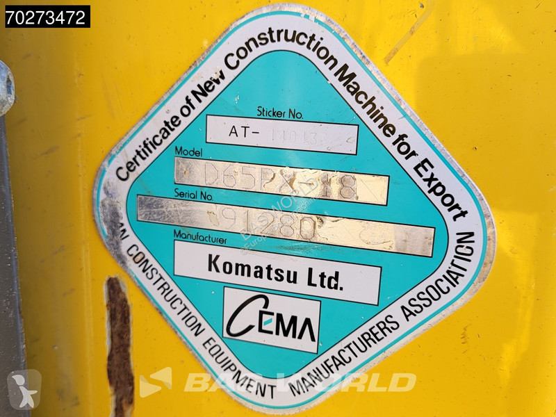 بلدوزر Komatsu D65 -18