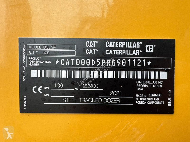 Bulldozer Caterpillar D5 -17A LGP .