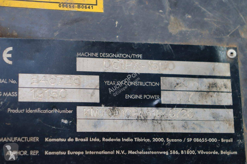 Bulldozer Komatsu EO