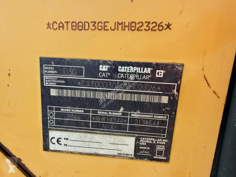 Bulldozer Caterpillar D3G XL GPS Prepared -...