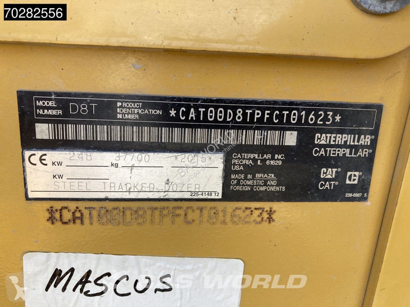 Bulldozer Caterpillar D8 T CE CERTIFIED -