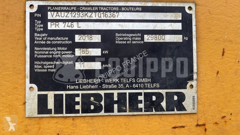 بلدوزر Liebherr Pr 746 L