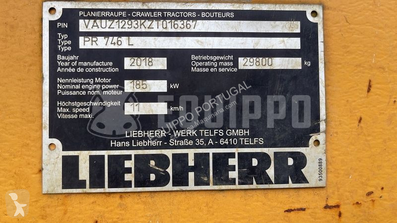 Bulldozer Liebherr Pr 746 L