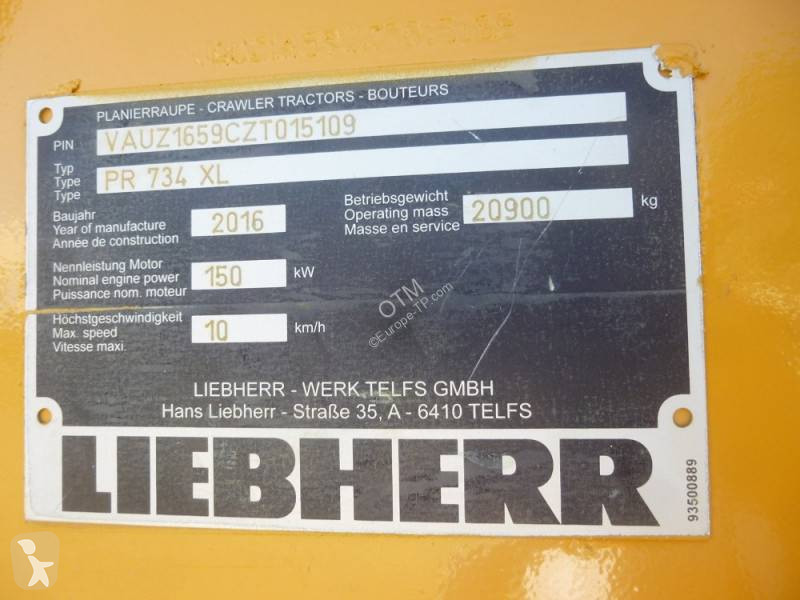 Bulldozer Liebherr