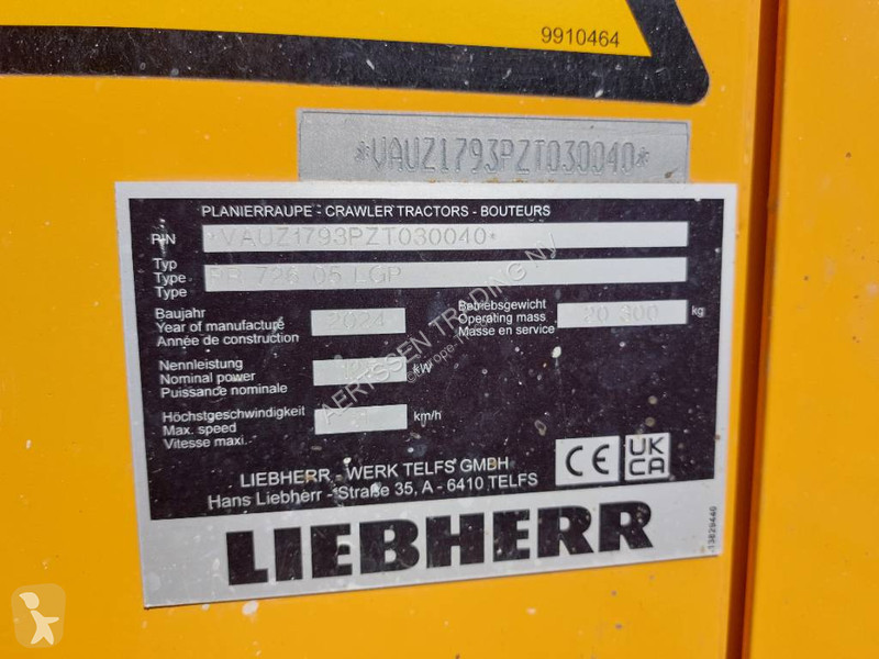 Buldozer Liebherr 726 LGP+MS ripper (Option...