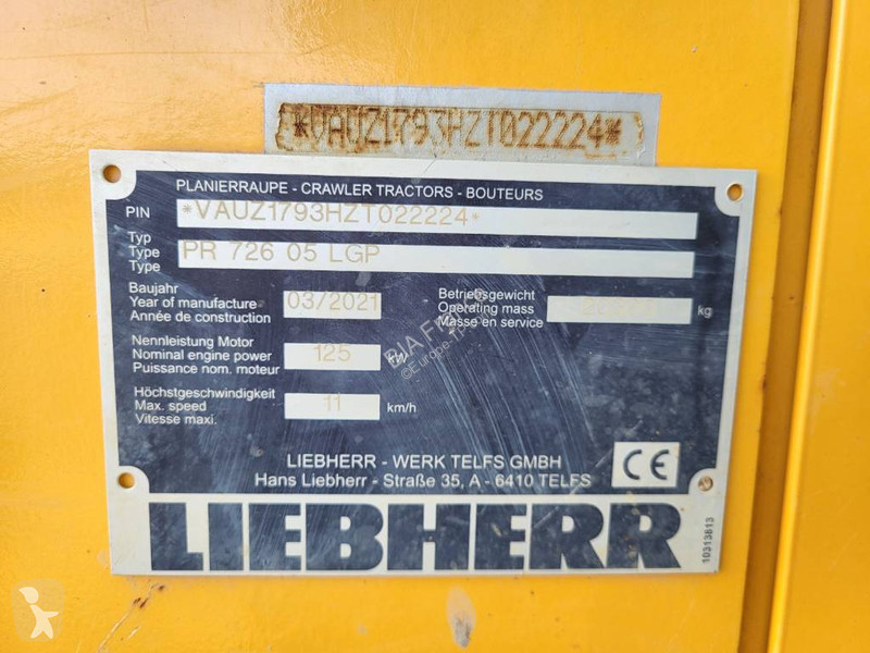 Bulldozer Liebherr