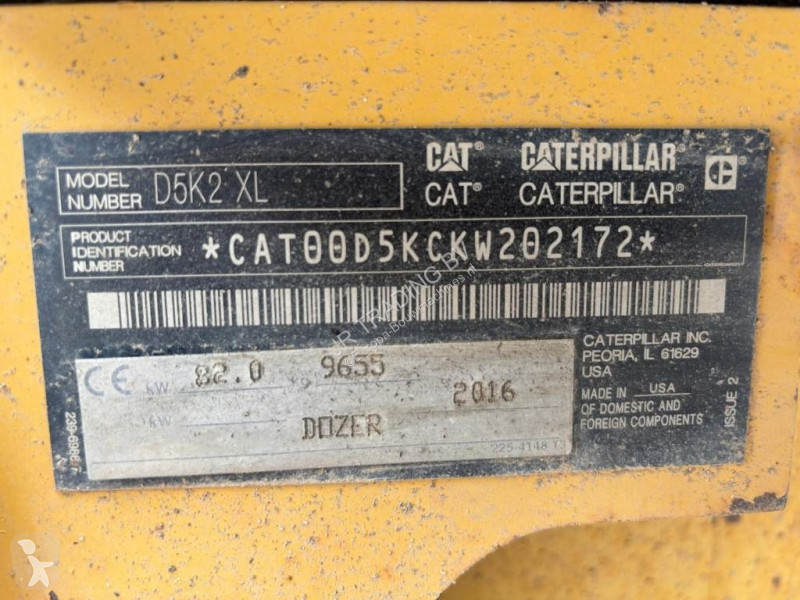 Bulldozer Caterpillar XL (Low Verified Hours)