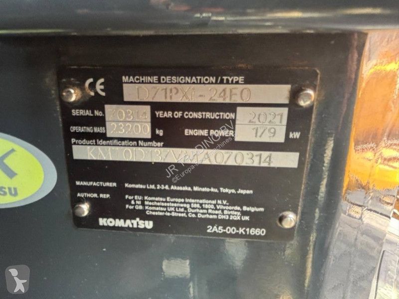 بلدوزر Komatsu D 71 PXi-24EO