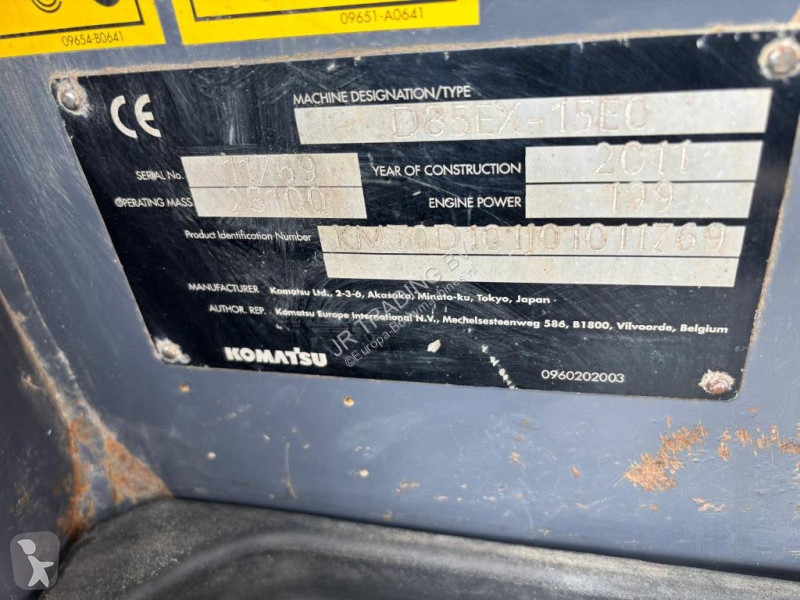 Бульдозер Komatsu EX15 E0