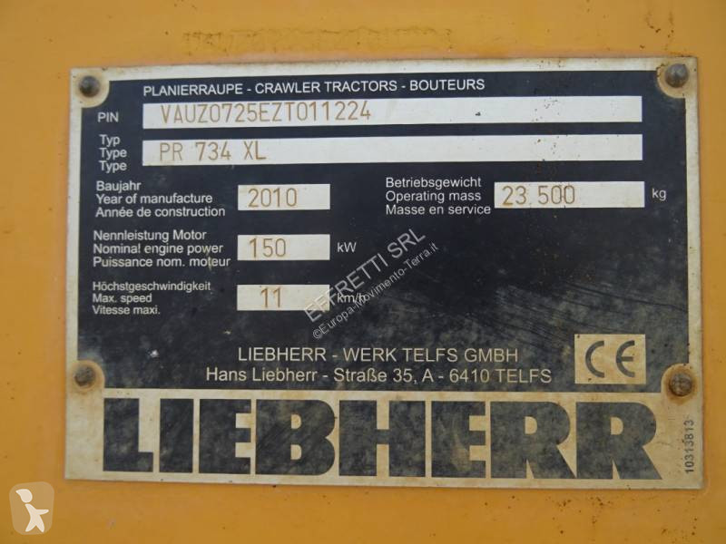 Buldozer Liebherr PR734 XL