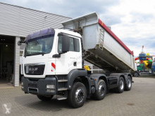 Camion benne MAN TGS TG-S nur 258TKM, 4 Achs Muldenkipper Schmitzmu