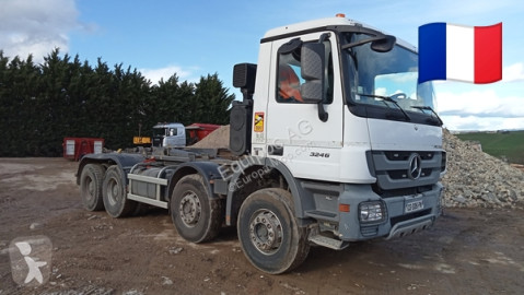 Camión Mercedes Actros 3246 8x4 with Marrel telescopic hook arm (22 tons)