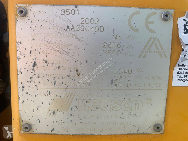 Basculantă Neuson 3501 NVT