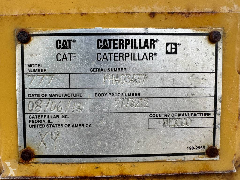 عربة قلابة Caterpillar - Dumper Bucket / Body /...