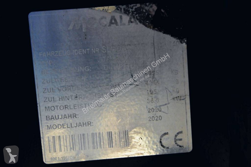 عربة قلابة Mecalac TA 3.5 SH