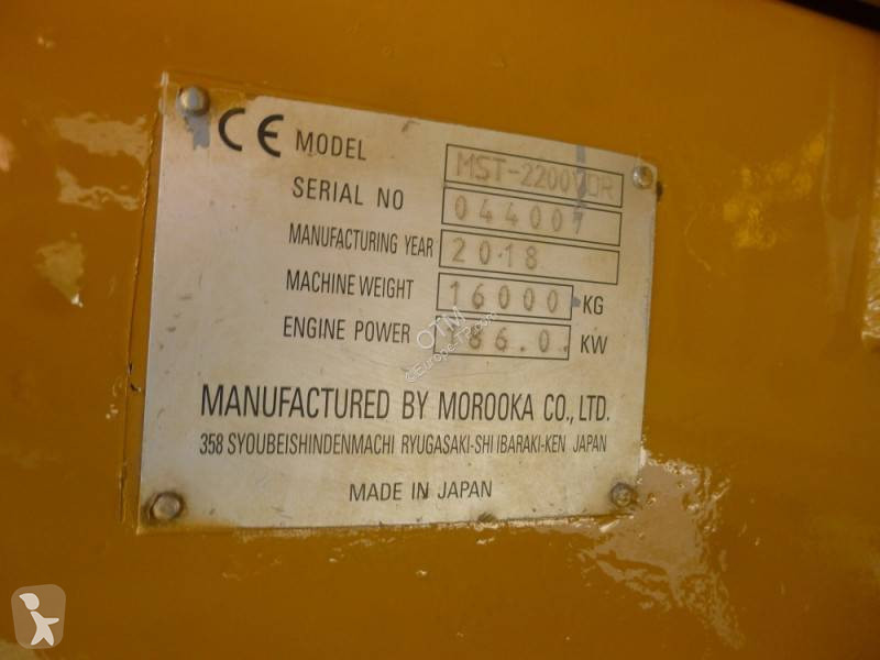Tombereau Morooka MST-2200 VDR