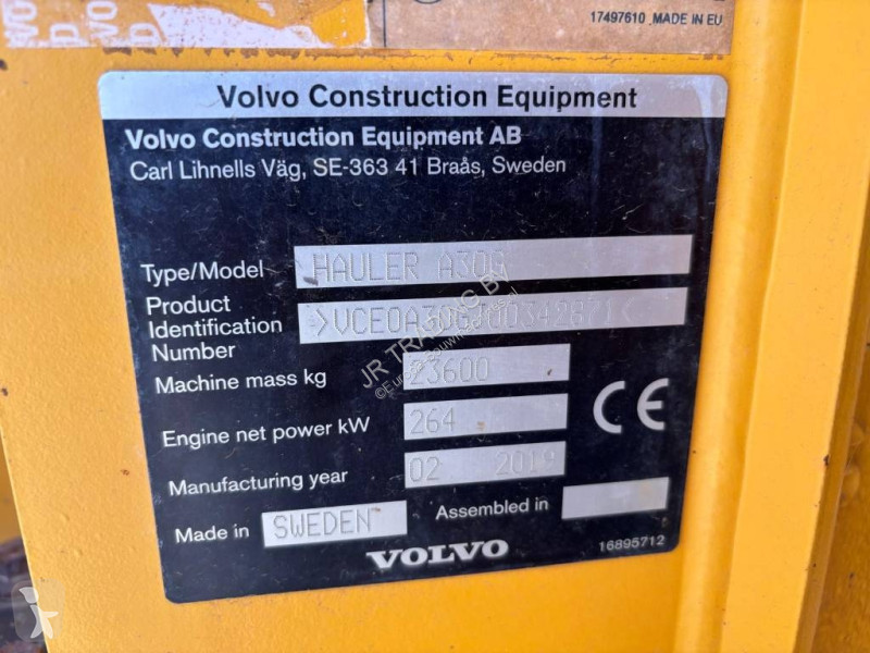 Tombereau Volvo A 30 G TAILGATE