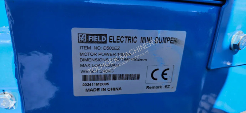 Dumper  Electric wiel dumper