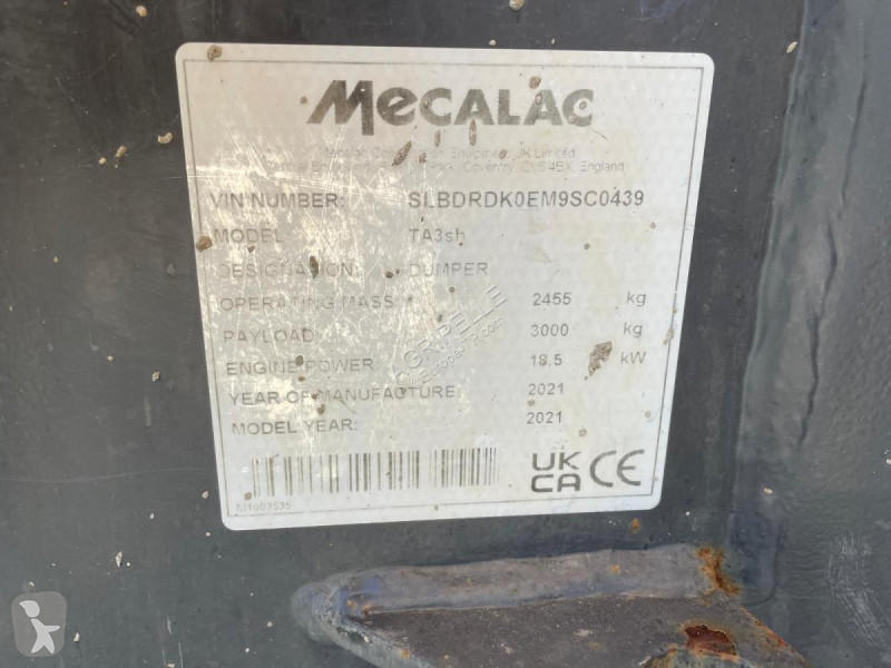 Dumper Mecalac  TA3SH