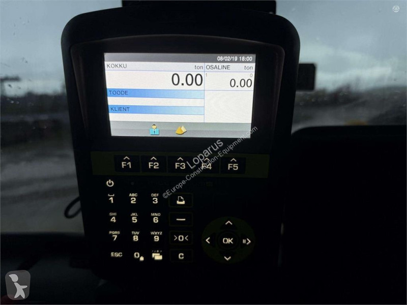 Tombereau Volvo weight scales
