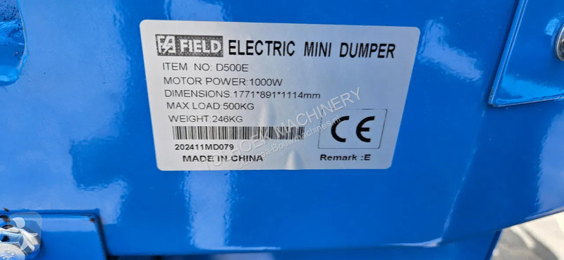 Dumper  Electric wiel dumper