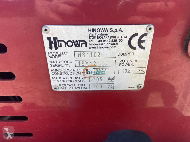 عربة قلابة Hinowa HS1102