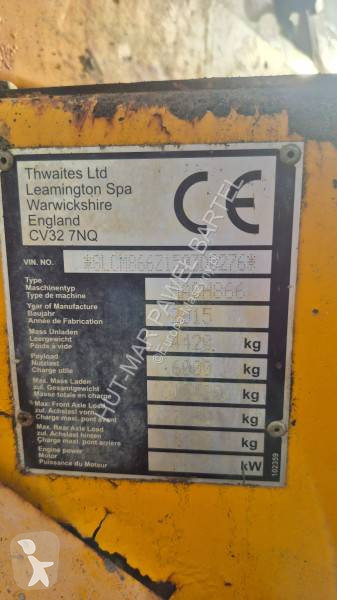 عربة قلابة Thwaites MACH886 6 TON