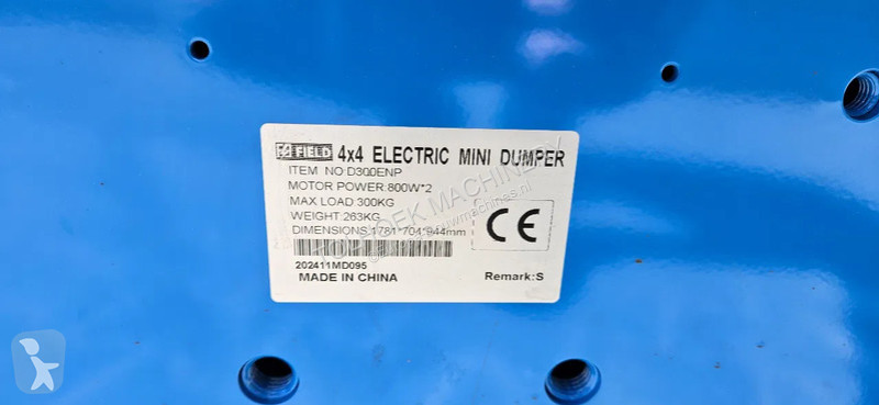 Dumper  Electric wiel dumper
