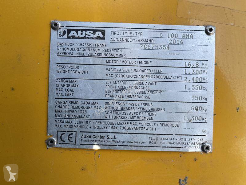 Dumper Ausa D 100 AHA