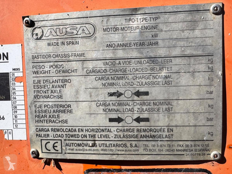 Sklápač Ausa  120 AHG Dumper articulé 4x4 à...