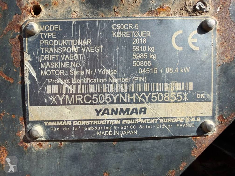 Dumper Yanmar c50cr-5