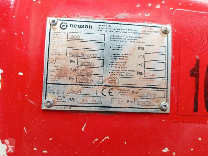 Sklápěčka Neuson 2001 dumper rotating roterende...