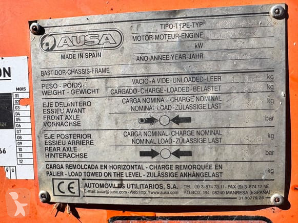 Sklápač Ausa 120 AHG X4