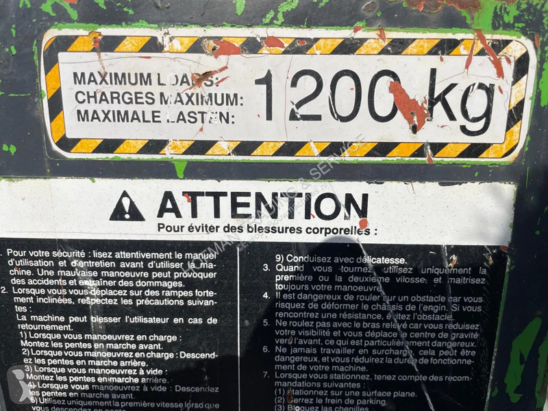 Højsidet godsvogn Kubota