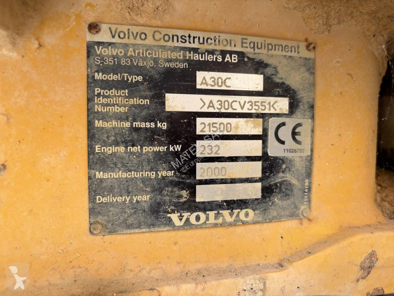 Dumper Volvo 6x6