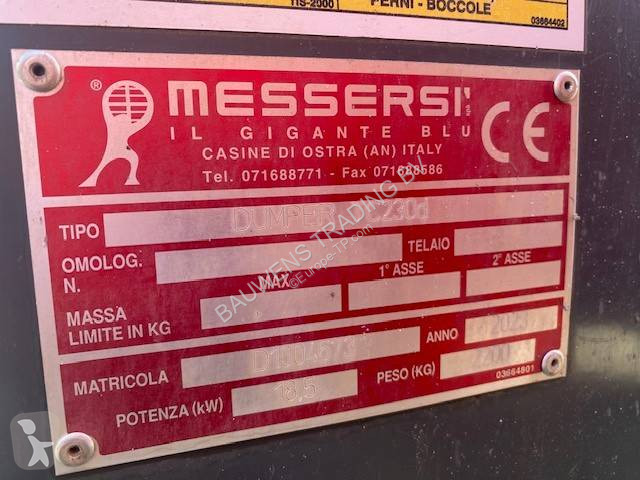 Sklápač Messersi TC 230 D
