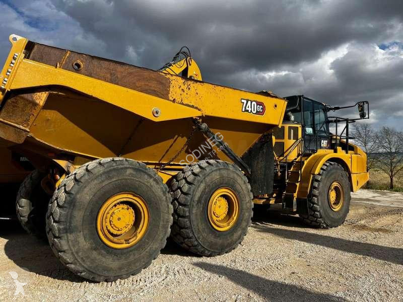 Højsidet godsvogn Caterpillar 740GC