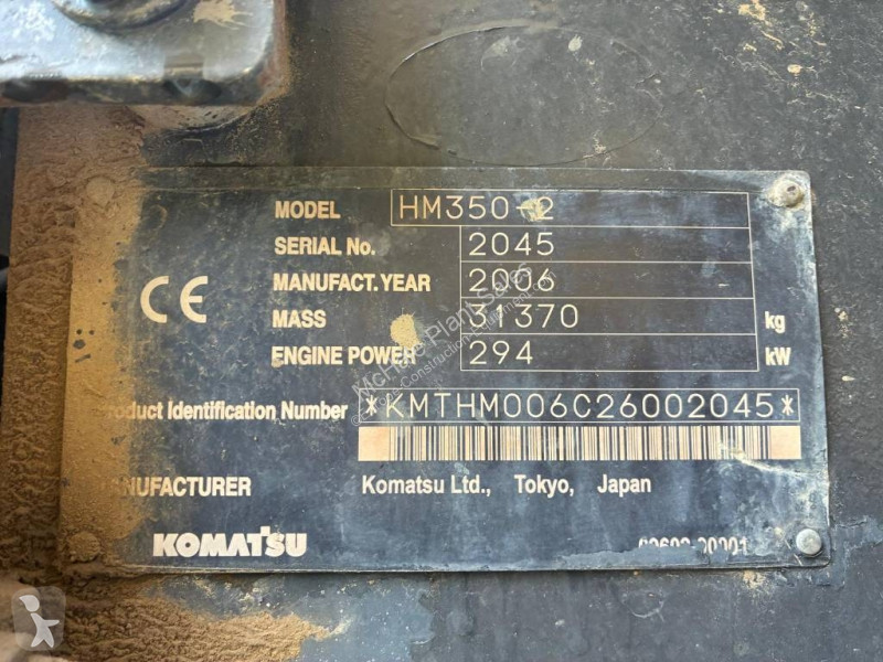 Sklápač Komatsu 3502