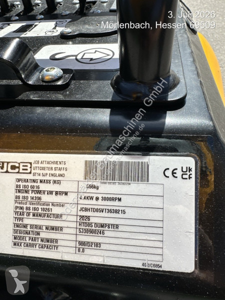عربة قلابة JCB mit Tritt