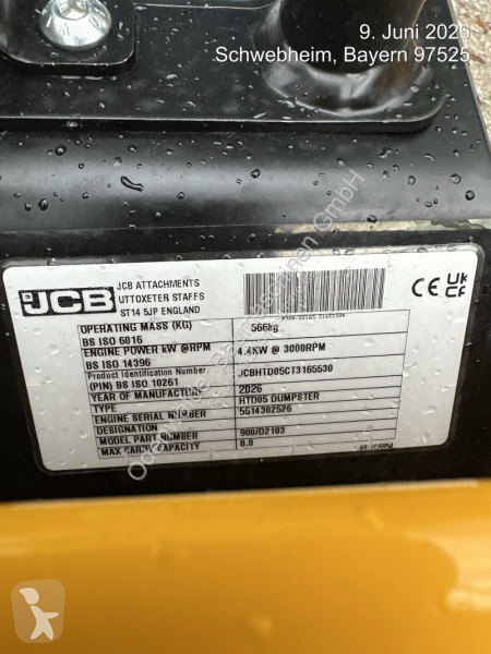 عربة قلابة JCB mit Tritt
