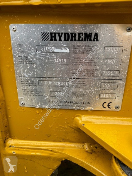 عربة قلابة Hydrema  707G