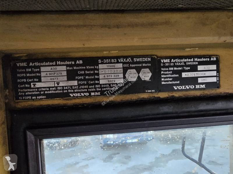 Dumper Volvo A 30