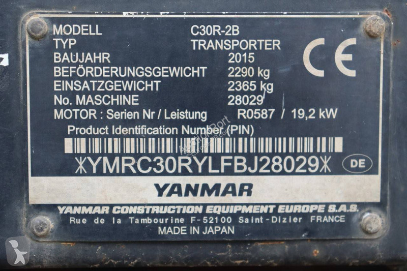Dumper Yanmar -2B
