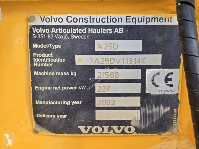 Volvo 6x6 dumper