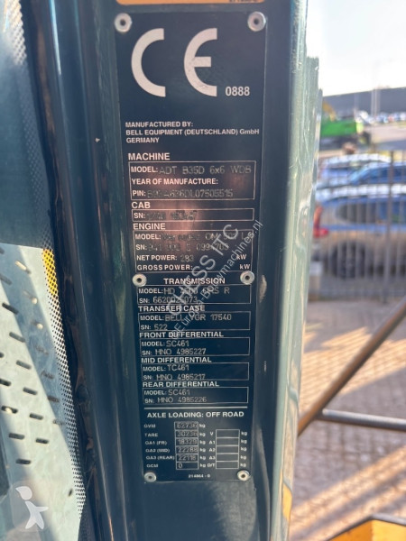 Sklápač Bell B 35 D - B 30 D - B 40 D - B35D -...