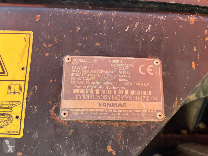 Basculantă Yanmar C 50 CR-5 BOX L=2598 mm