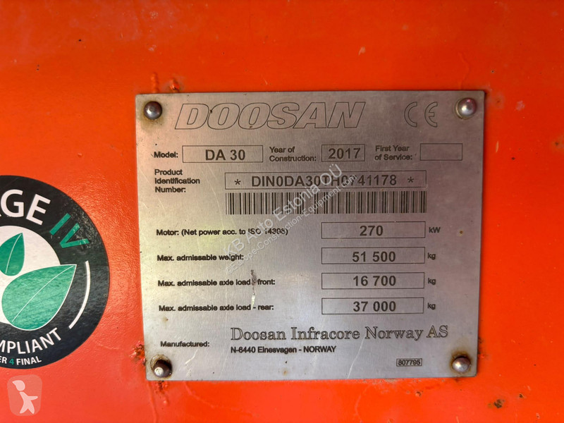 عربة قلابة Doosan 6x6