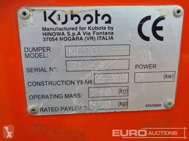 Basculantă Kubota